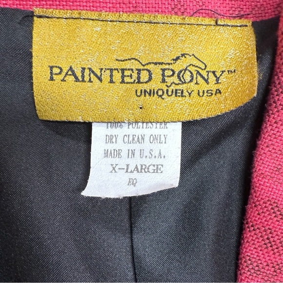 Vintage Painted Pony Jacket Size XL - Picture 4 of 4